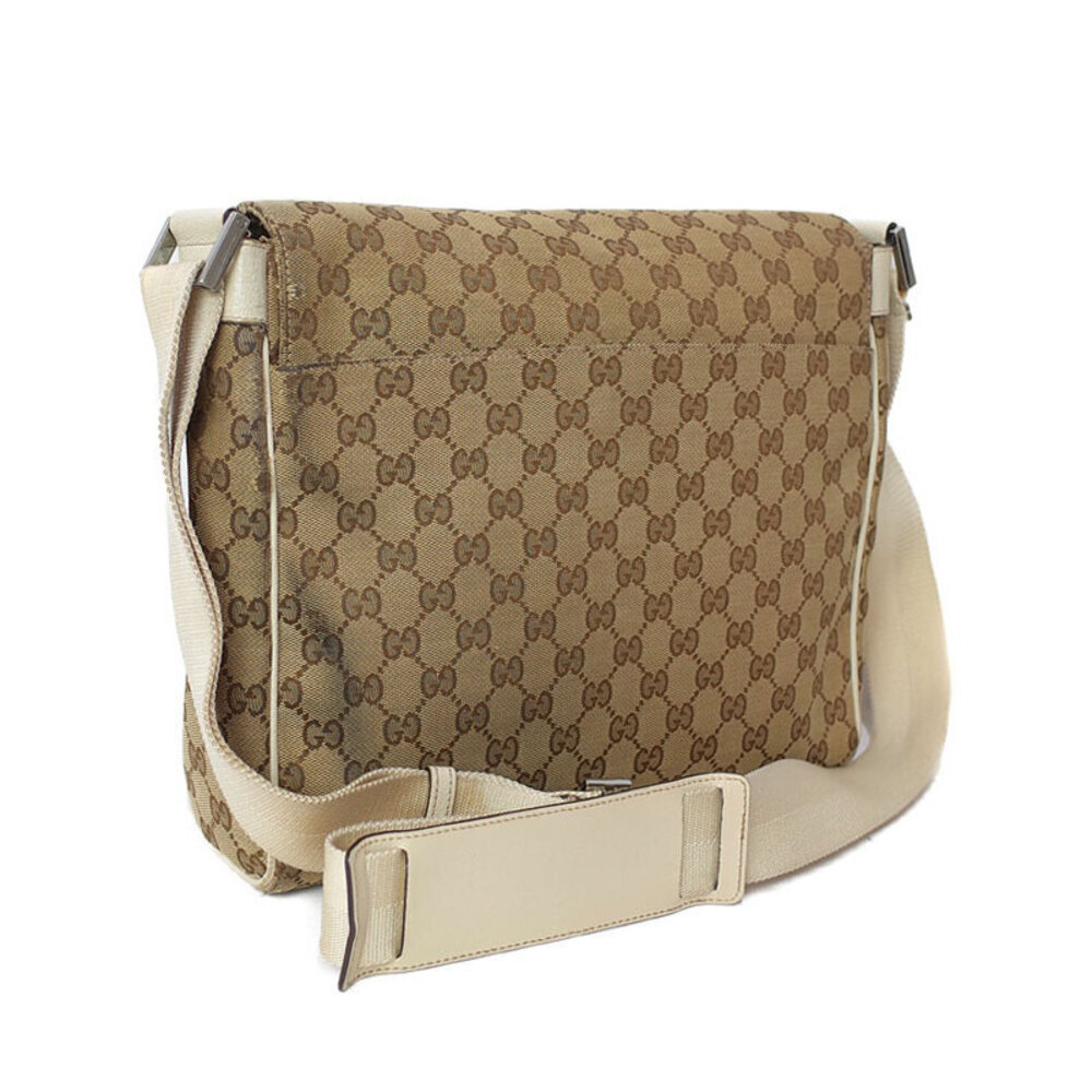 Gucci Brown hobo moon bag Bag Messenger Canvas half GG